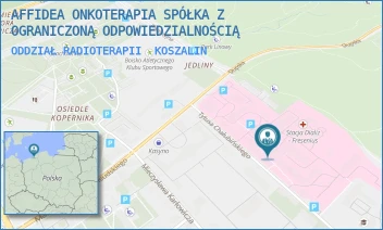 ODDZIAŁ RADIOTERAPII - AFFIDEA ONKOTERAPIA SPÓŁKA Z OGRANICZONĄ ODPOWIEDZIALNOŚCIĄ - CHAŁUBIŃSKIEGO 7,  KOSZALIN