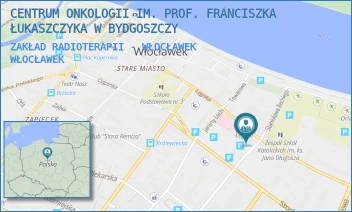 ZAKŁAD RADIOTERAPII - WŁOCŁAWEK - CENTRUM ONKOLOGII IM. PROF. FRANCISZKA ŁUKASZCZYKA W BYDGOSZCZY - ŁĘGSKA 53,  WŁOCŁAWEK