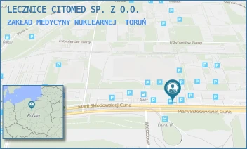 ZAKŁAD MEDYCYNY NUKLEARNEJ - LECZNICE CITOMED SP. Z O.O. - M. SKŁODOWSKIEJ - CURIE 73,  TORUŃ