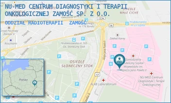 ODDZIAŁ RADIOTERAPII - NU-MED CENTRUM DIAGNOSTYKI I TERAPII ONKOLOGICZNEJ ZAMOŚĆ SP. Z O.O. - ALEJE JANA PAWŁA II 10,  ZAMOŚĆ