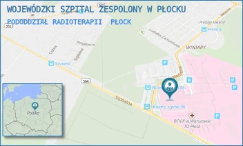PODODDZIAŁ RADIOTERAPII - WOJEWÓDZKI SZPITAL ZESPOLONY W PŁOCKU - MEDYCZNA 19,  PŁOCK