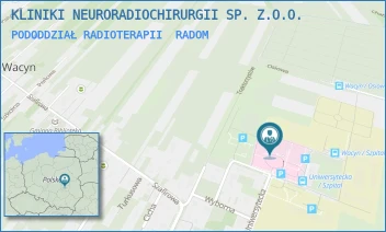 PODODDZIAŁ RADIOTERAPII - KLINIKI NEURORADIOCHIRURGII SP. Z.O.O. - UNIWERSYTECKA 6A,  RADOM