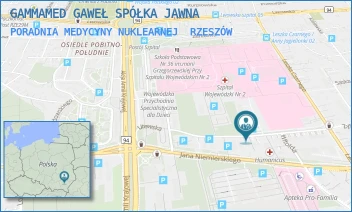 PORADNIA MEDYCYNY NUKLEARNEJ - GAMMAMED GAWEŁ SPÓŁKA JAWNA - UL. LITEWSKA 4/2,  RZESZÓW