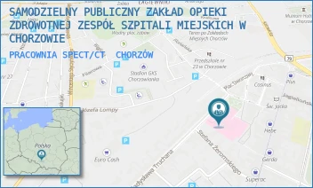 PRACOWNIA SPECT/CT - SAMODZIELNY PUBLICZNY ZAKŁAD OPIEKI ZDROWOTNEJ ZESPÓŁ SZPITALI MIEJSKICH W CHORZOWIE - UL. WŁADYSŁAWA TRUCHANA 7,  CHORZÓW