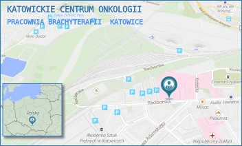 PRACOWNIA BRACHYTERAPII - KATOWICKIE CENTRUM ONKOLOGII - UL. RACIBORSKA 27,  KATOWICE