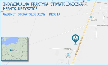 GABINET STOMATOLOGICZNY - INDYWIDUALNA PRAKTYKA STOMATOLOGICZNA HERNIK KRZYSZTOF - POWSTAŃCÓW WLKP. 95 E, KROBIA